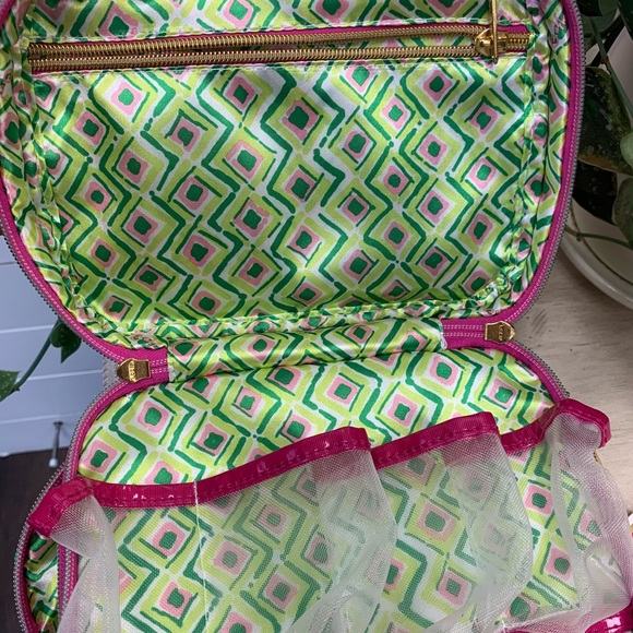 Lilly Pulitzer Fan Dance Cosmetic Bag Bundle - Picture 3 of 7